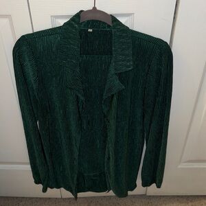 Elegant Green Women's Matching Set